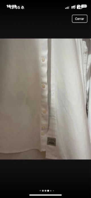 Camisa Spagnolo Hombre Blanca