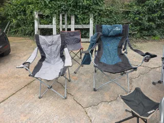 Conjunto Camping: Sillas, Bicicletas y Tienda