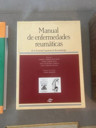 Lote antiguos libros medicina reumatologia cirugía