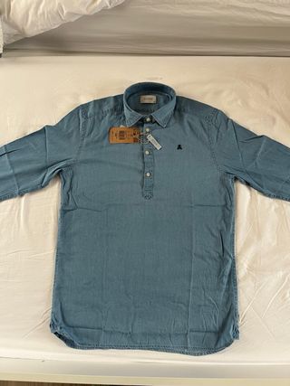 Camisa Scalpers azul talla M