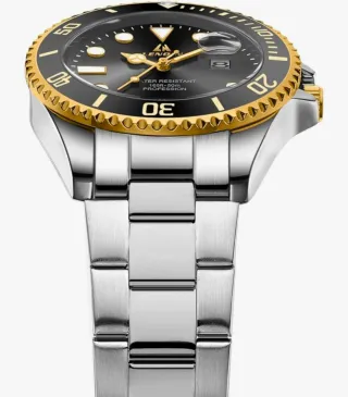 Reloj LENDIN Elegante Hombre Dorado y Plateado