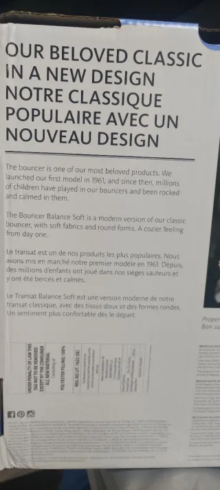 Silla balancín bebé BabyBjörn Balance Soft