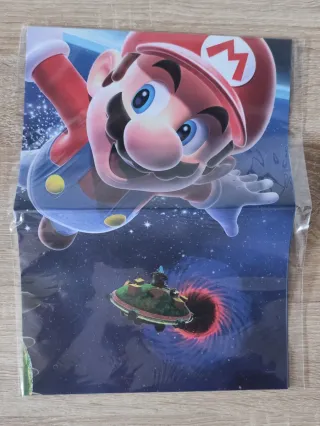 Póster Mario Galaxy Nintendo