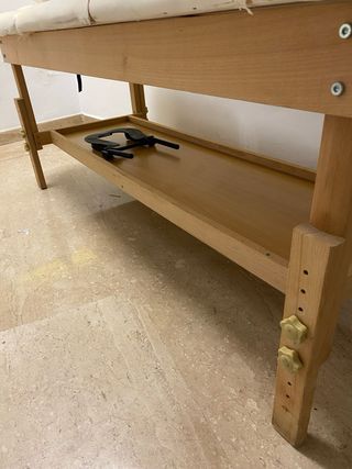 Camilla de masaje blanca