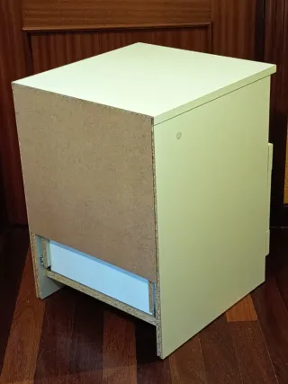 Mesita de noche BRIMNES Ikea blanca