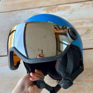 Casco Salomon Niño Esquiar con Visor