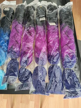 Kanekalon Pelo Sintético Trenzado Ombré 60cm