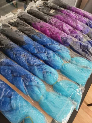 Kanekalon Pelo Sintético Trenzado Ombré 60cm