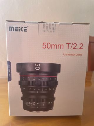 Objetivo Meike Cine lens 50mm T/2.2