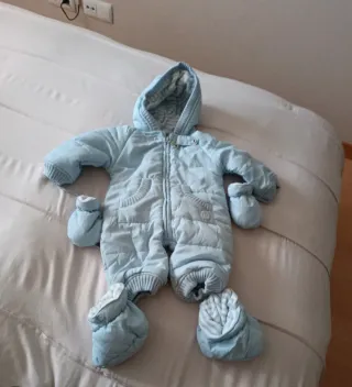 Buzo de bebé niño 3 meses azul