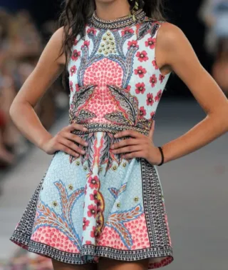 Vestido de verano estampado