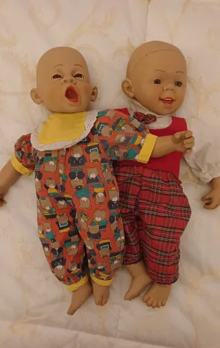 Coppia Bambole Vintage