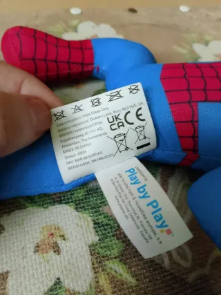 Peluche Spiderman Marvel 30cm con Suono