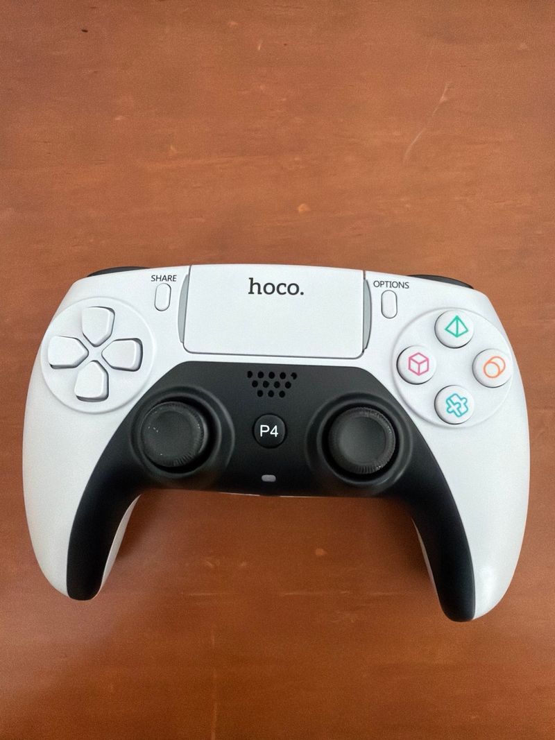 Mando Inalámbrico PS4 Hoco GA1 Phoenix Blanco afbeelding 4