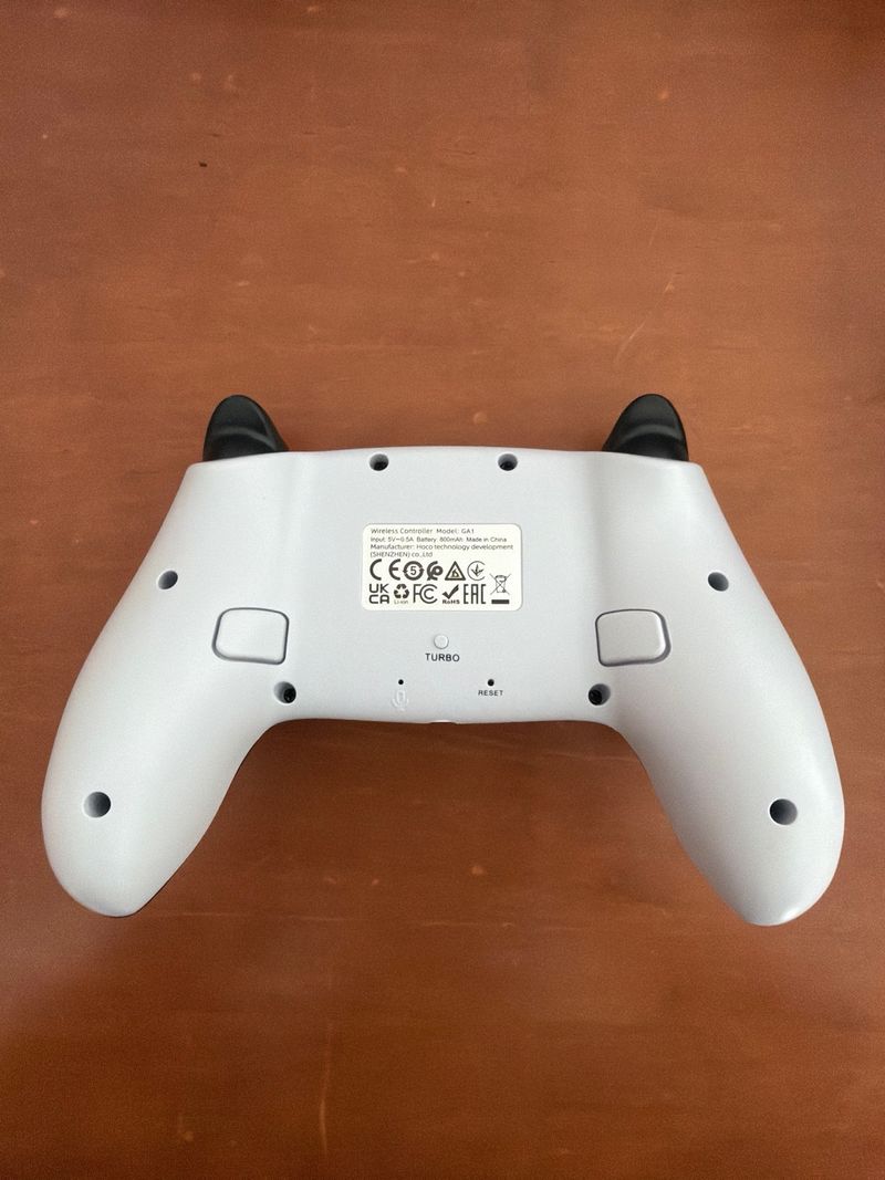 Mando Inalámbrico PS4 Hoco GA1 Phoenix Blanco afbeelding 3