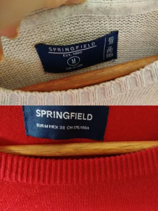 Dos Jersey Springfield Hombre Talla M