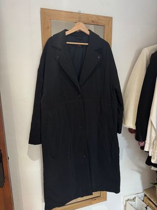 Chaqueta Trench Nike Jordan Flight Mujer Negra