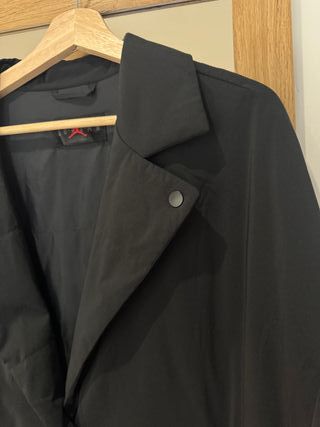 Chaqueta Trench Nike Jordan Flight Mujer Negra