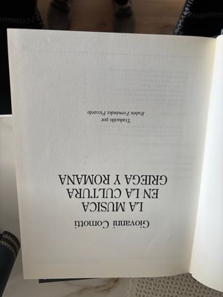 Historia de la musica.colección encuadernada