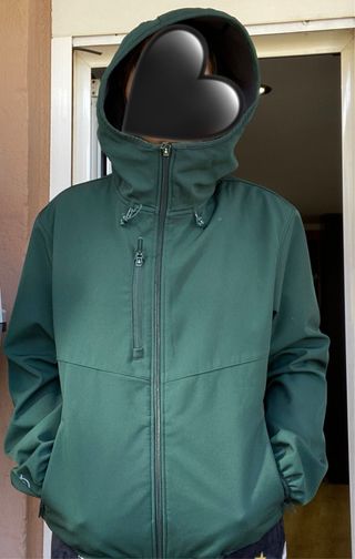 Chaqueta Zara Verde con Capucha