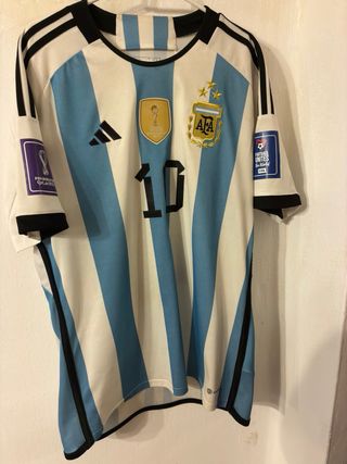 Camiseta Argentina Messi Mundial 2022