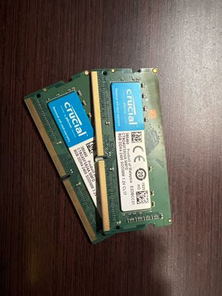 2x 8GB Crucial DDR4 SODIMM RAM
