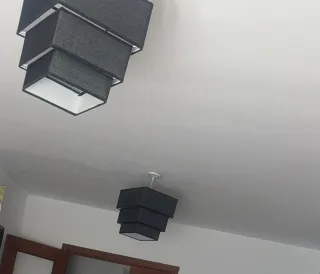 Lámparas de techo tela modernas