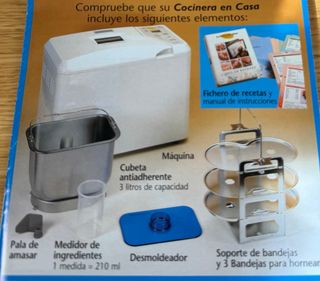 Robot Cocina La Cocinera Breadman + Accesorios