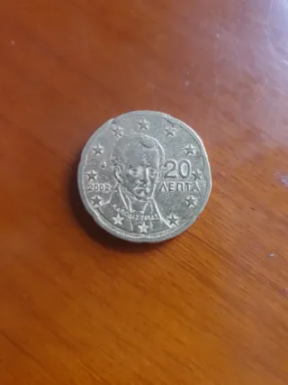 Moneda 20 Lepik 2002