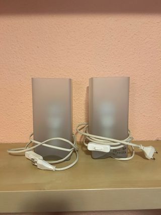 Lámparas de mesilla transparente