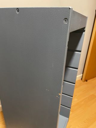 Mueble Almacenaje Ikea Pino pintado en azul