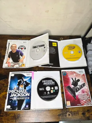 Lotto 4 giochi Wii: Michael Jackson, The Voice, et