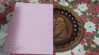 Piatto Antico Rame Martelato Mano