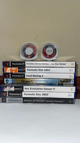 Pack Juegos PS2, PSP y PC