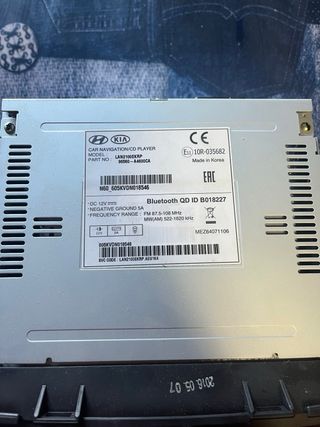Pantalla Kia Carens 2017