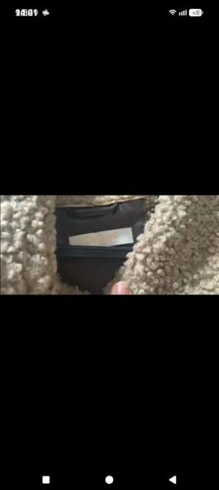 Abrigo efecto desgastado marrón De Royal