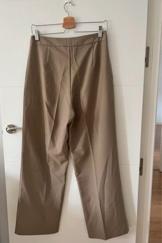 Pantalón traje beige mujer Shein