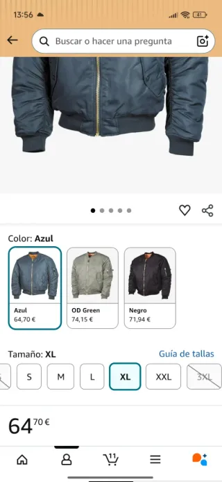 Chaqueta Bomber Aviador