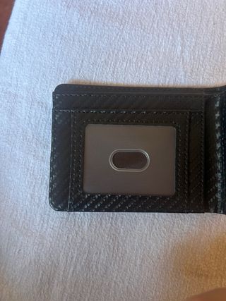 tarjetero minimalista hombre negra