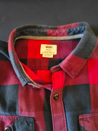 Camicia / camisa Vans of the wall a quadri