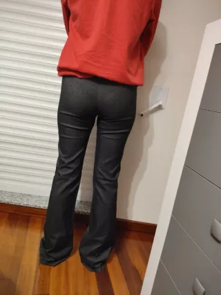 Pantalón Pimkie Talla 38 gris oscuro