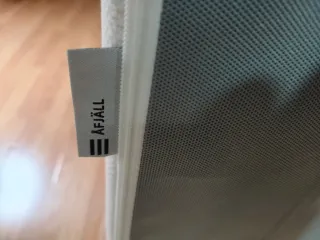 Estructura Cama Malm Blanca y colchón perfecto.