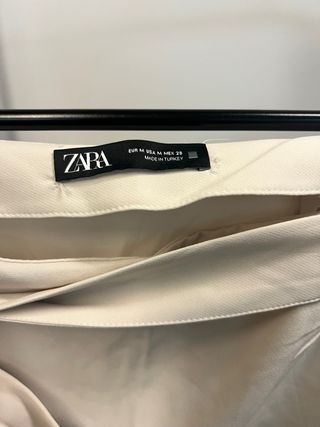 Falda/ pantalón Zara Beige Talla M
