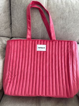 Bolsa Cacharel Terciopelo Rosa