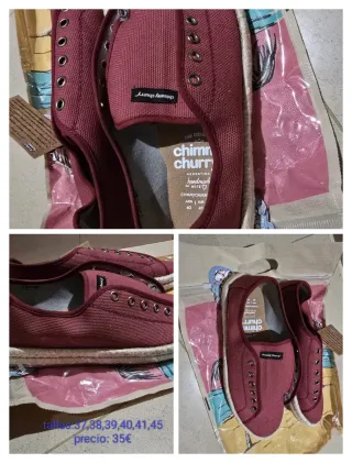 Zapatillas Chimmy Churry rojas y beige