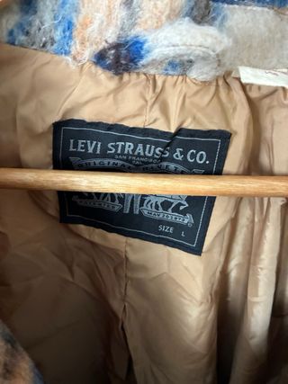 Chaqueta Levi's oversize cuadros