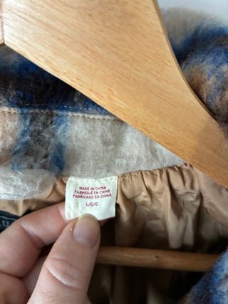 Chaqueta Levi's oversize cuadros