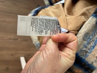 Chaqueta Levi's oversize cuadros