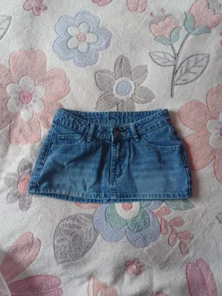 Falda vaquera corta Talla XS
