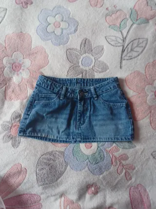 Falda vaquera corta Talla XS